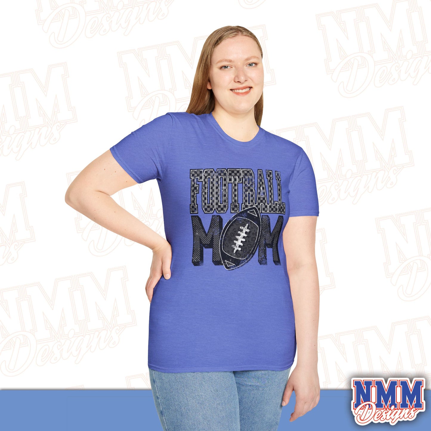 Football Mom Unisex Softstyle T-Shirt, Game Day Tee, Gift for Moms, Sports Apparel, Casual Wear