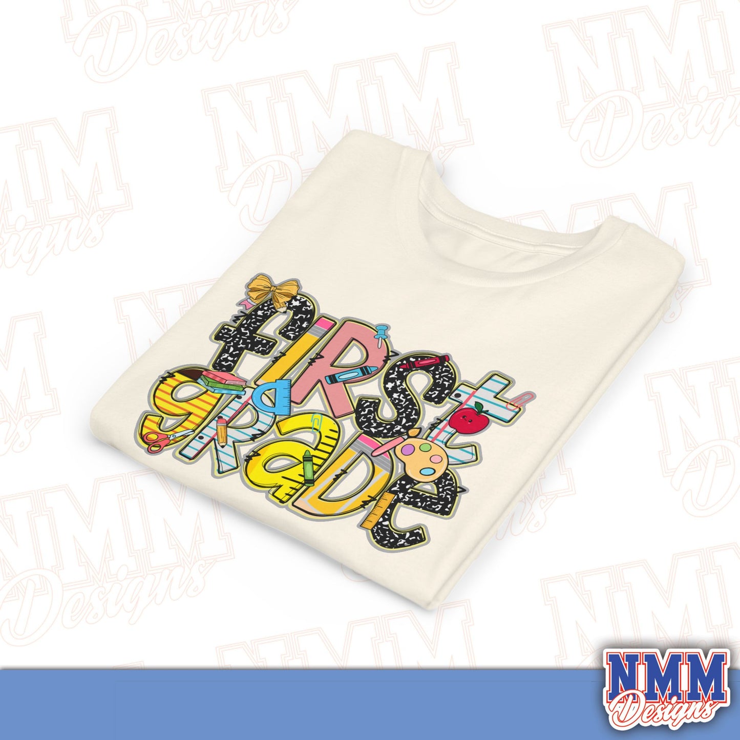 First Grade Back to School Youth Shirt, Kids Sportswear, School Spirit Apparel, Back to School