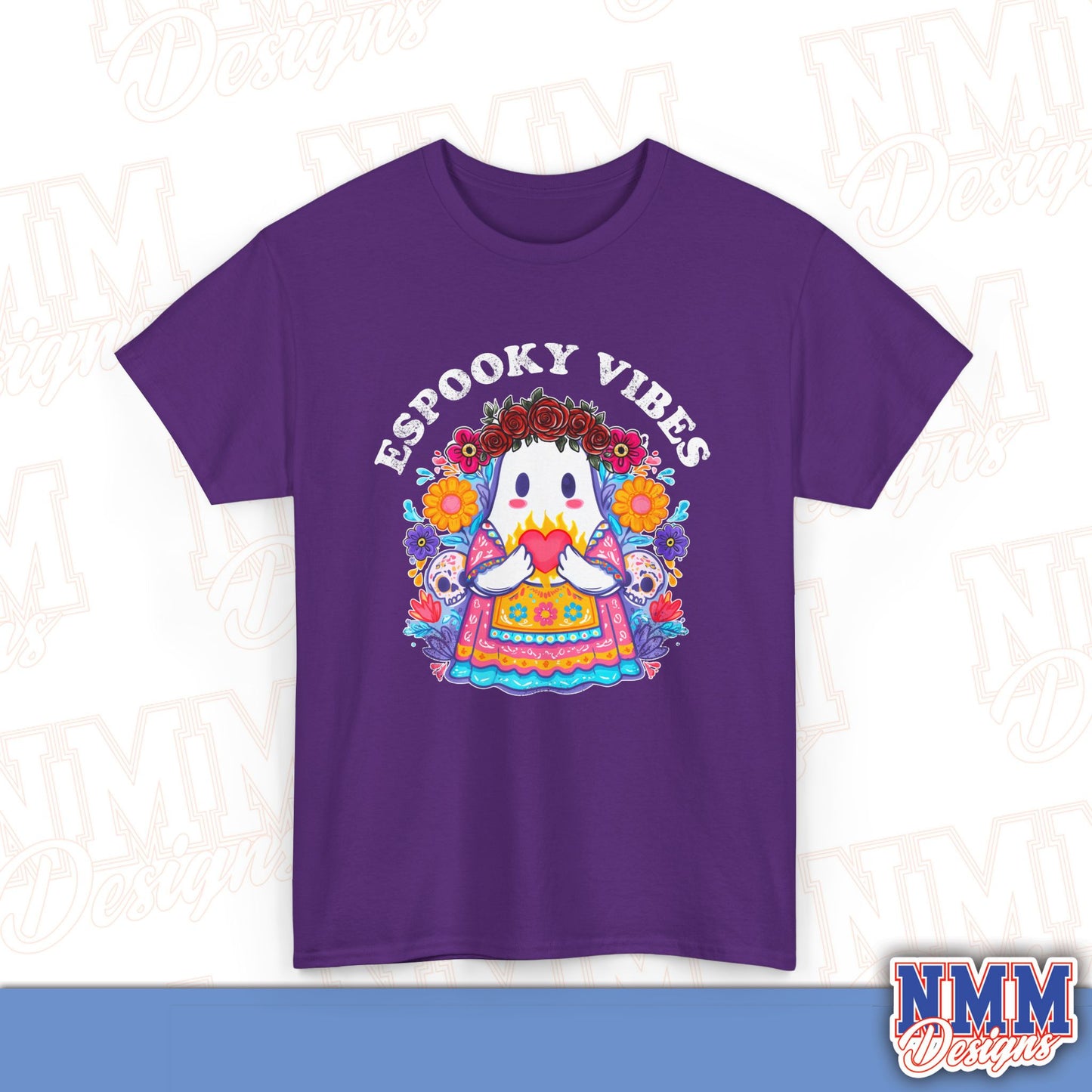 Unisex Espooky Vibes Tee | Halloween T-Shirt, Cute Ghost Shirt, Fall Fashion, Gift for Her, Casual Wear