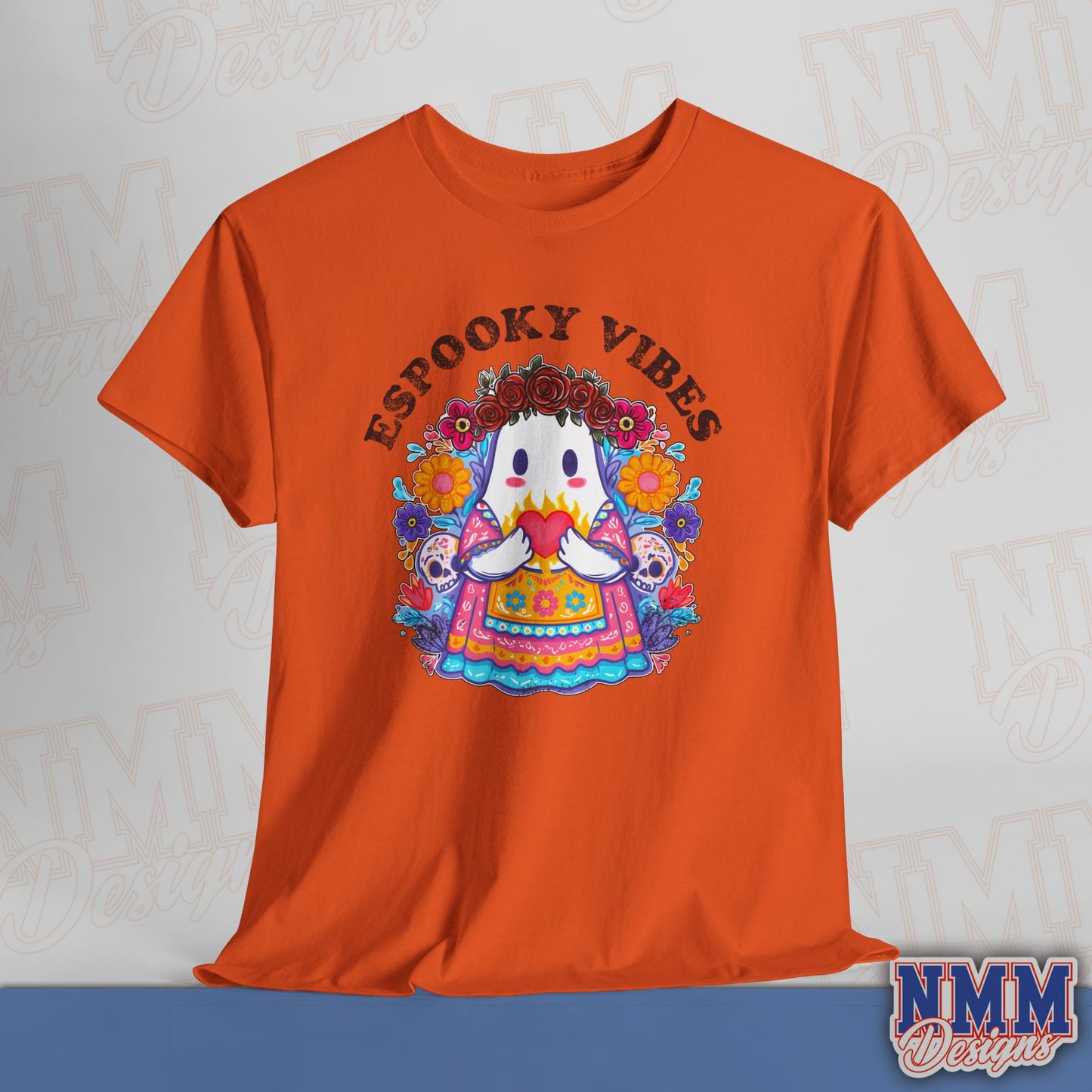 Unisex Espooky Vibes Tee | Halloween T-Shirt, Cute Ghost Shirt, Fall Fashion, Gift for Her, Casual Wear