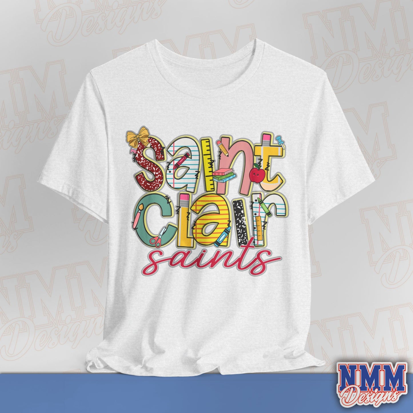 Saint Clair School Tee Shirt, Unisex Graphic T-Shirt, Casual Wear, Perfect for School Spirit, Gifts for Sports Fans, Summer Outfit