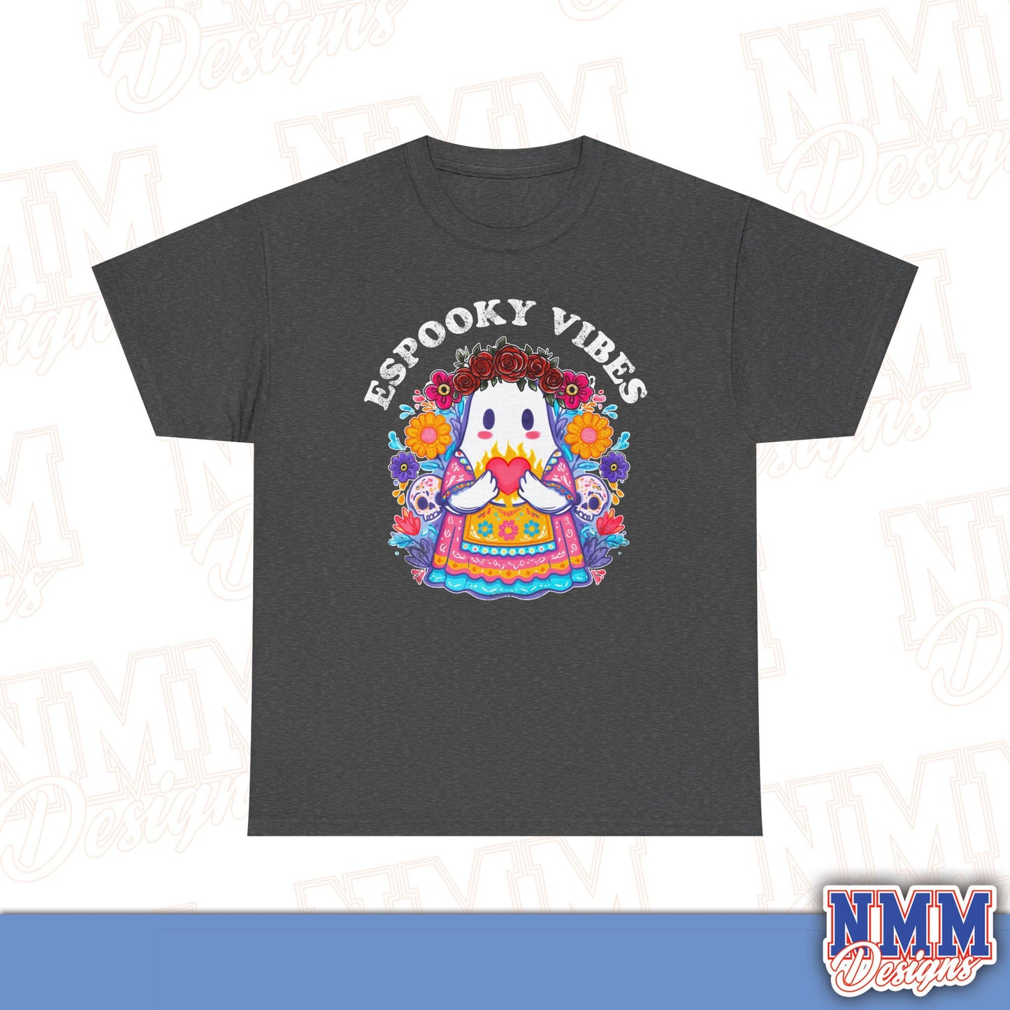 Unisex Espooky Vibes Tee | Halloween T-Shirt, Cute Ghost Shirt, Fall Fashion, Gift for Her, Casual Wear