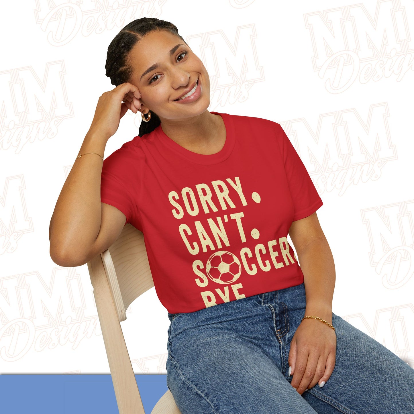 Soccer Lover's Unisex T-Shirt, Cute Sports Top, Gift for Athletes, Game Day Apparel, Casual Wear, Funny Quote Tee, Birthday Gift