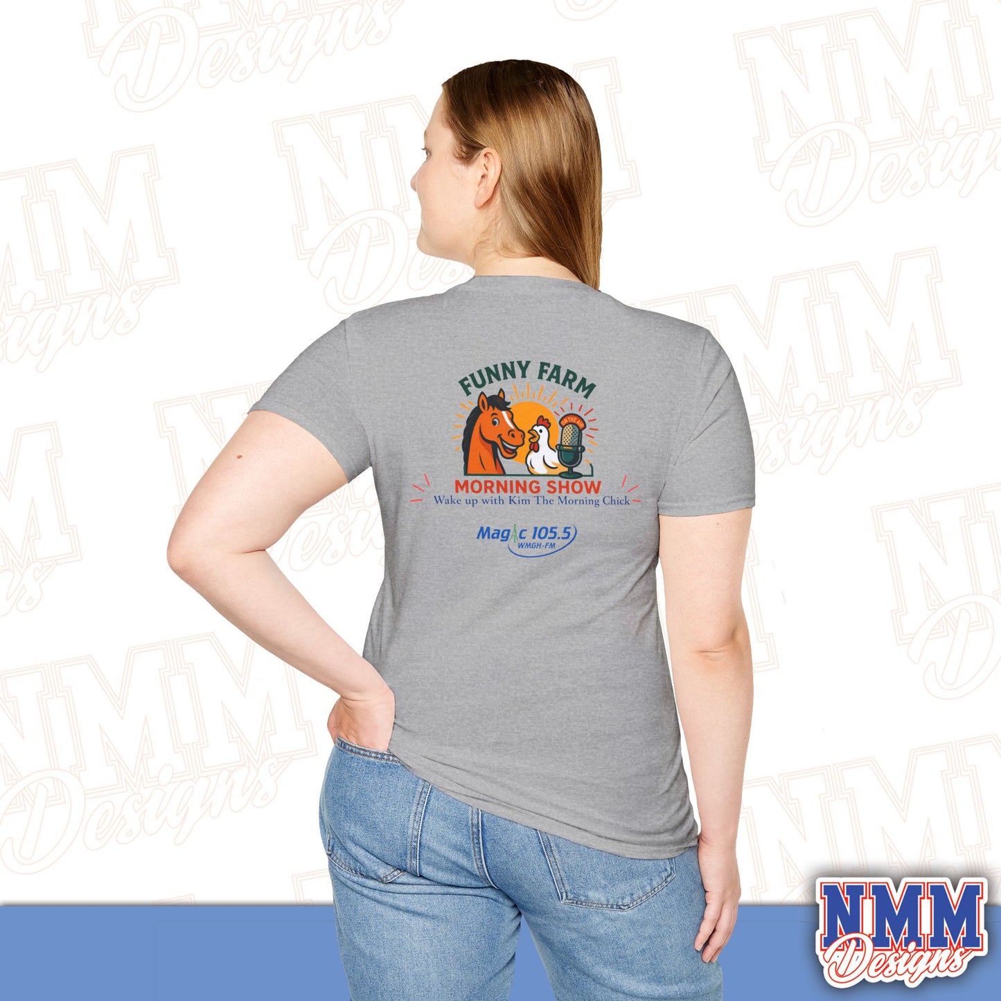 Morning Chick T-Shirt — Funny Farm Morning Show - Magic 105.5 WMGH