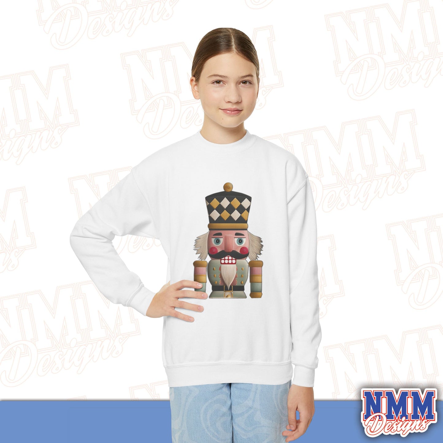 Nutcracker Youth Crewneck Sweatshirt - Cozy Holiday Gift