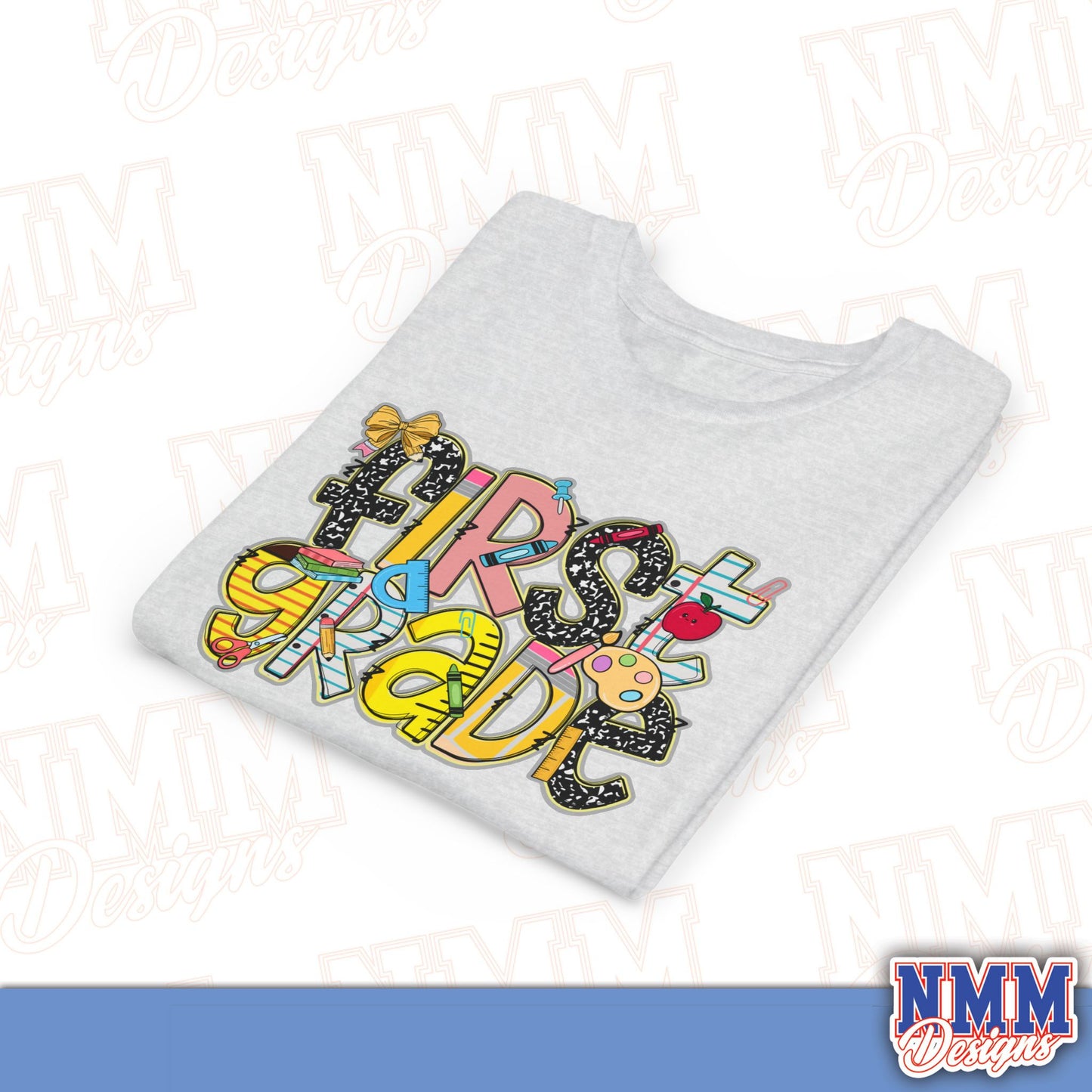 First Grade Back to School Youth Shirt, Kids Sportswear, School Spirit Apparel, Back to School