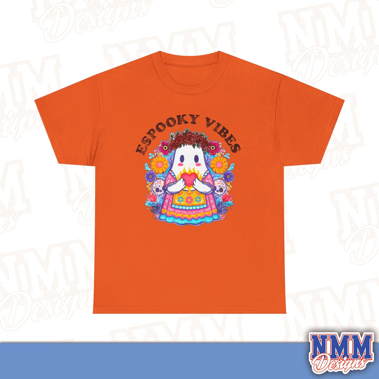 Unisex Espooky Vibes Tee | Halloween T-Shirt, Cute Ghost Shirt, Fall Fashion, Gift for Her, Casual Wear