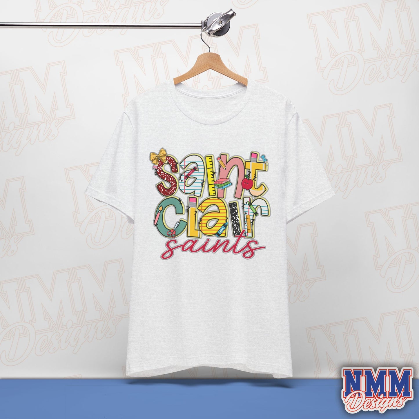 Saint Clair School Tee Shirt, Unisex Graphic T-Shirt, Casual Wear, Perfect for School Spirit, Gifts for Sports Fans, Summer Outfit