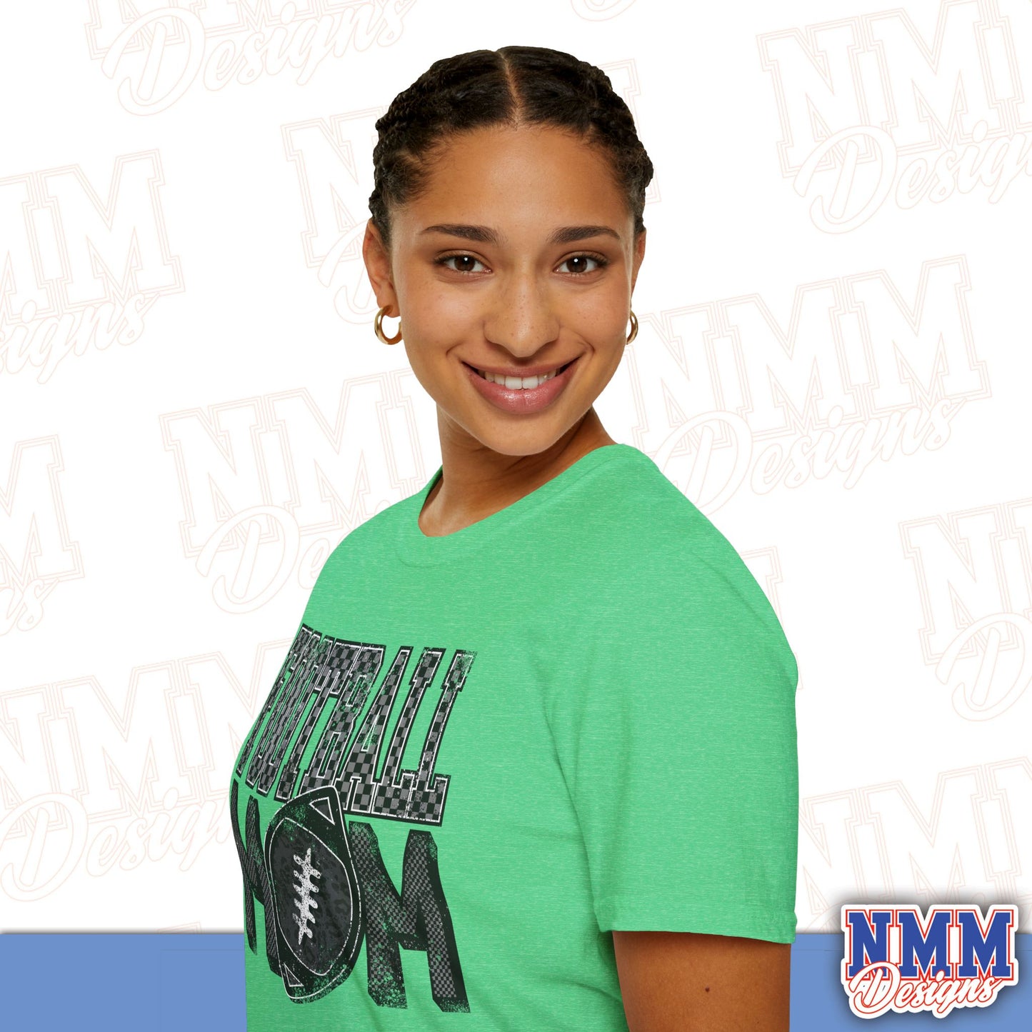 Football Mom Unisex Softstyle T-Shirt, Game Day Tee, Gift for Moms, Sports Apparel, Casual Wear