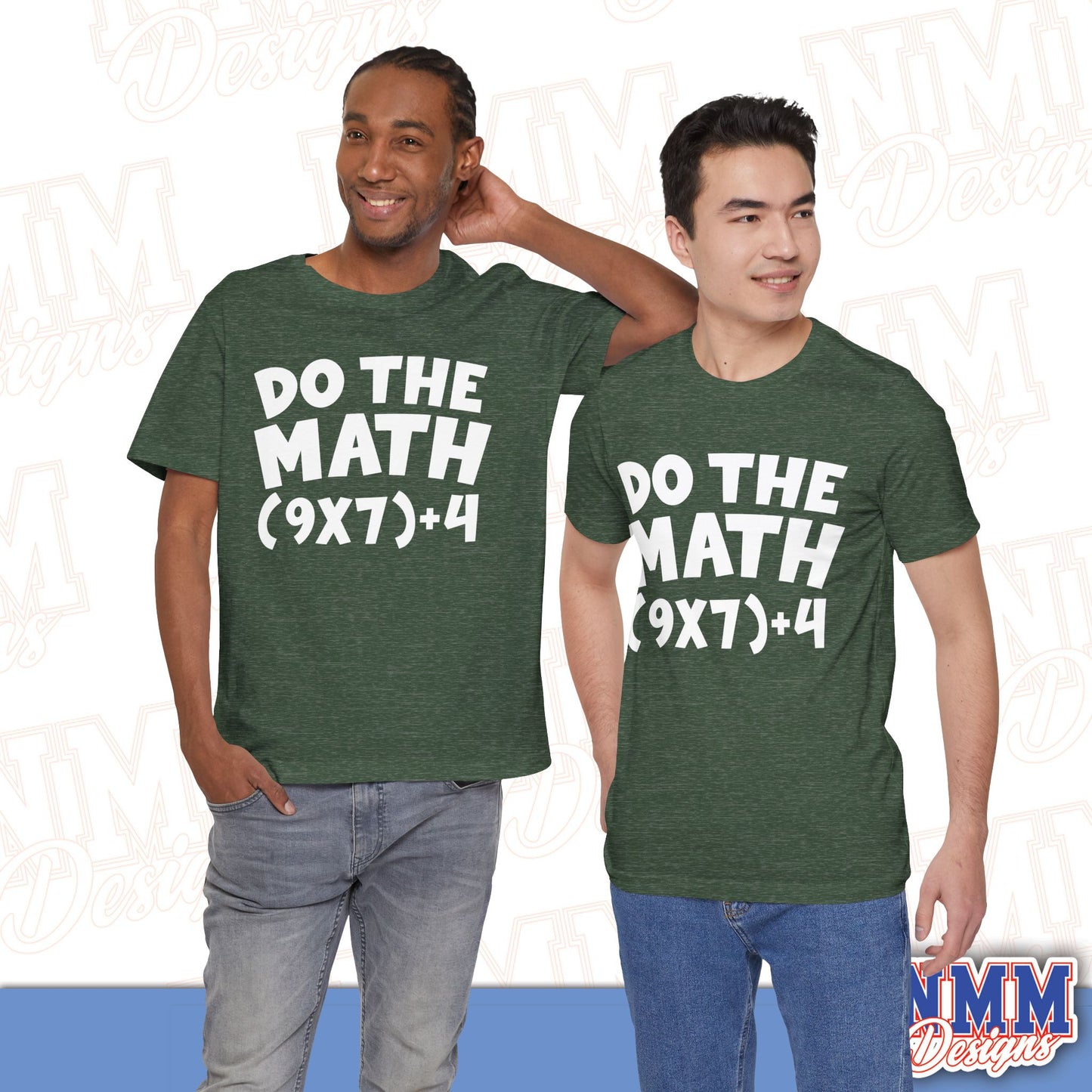 6 7 (DO THE MATH) Unisex Jersey Short Sleeve Tee
