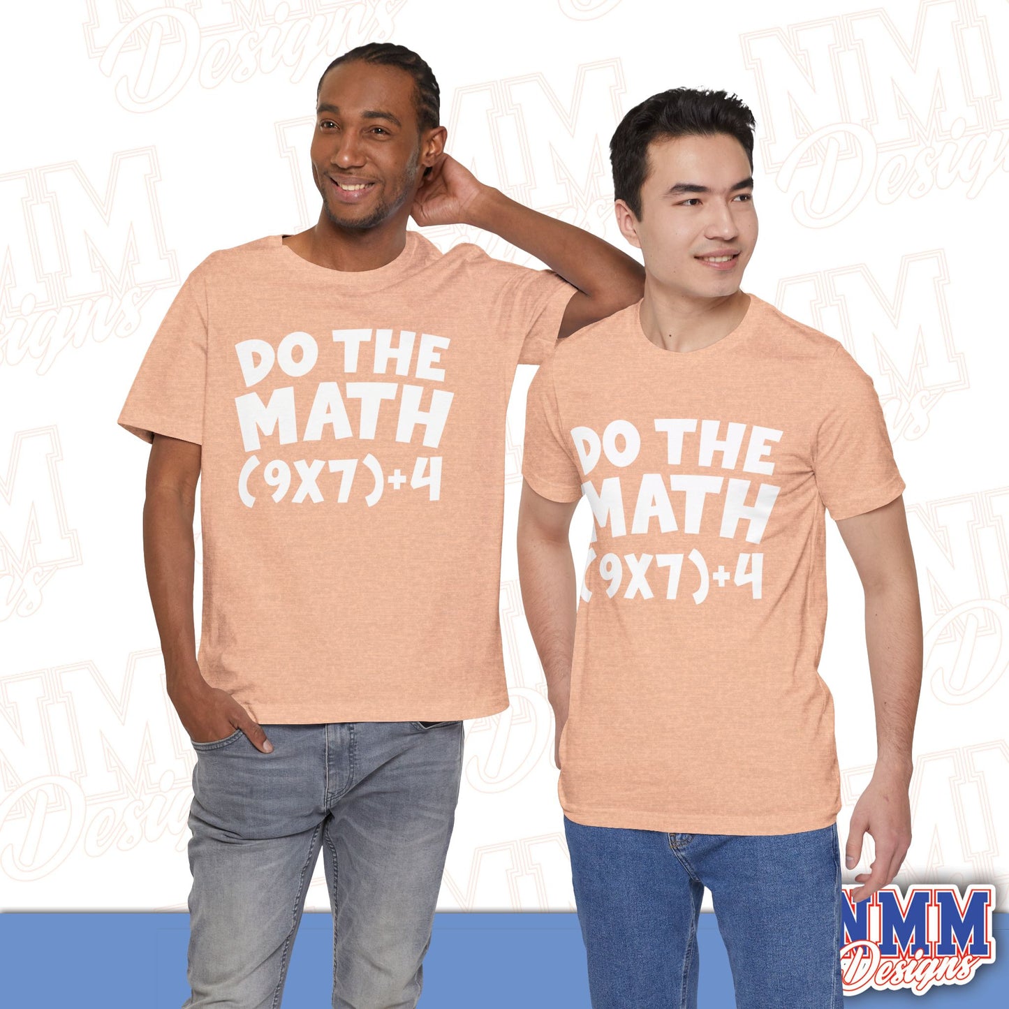 6 7 (DO THE MATH) Unisex Jersey Short Sleeve Tee
