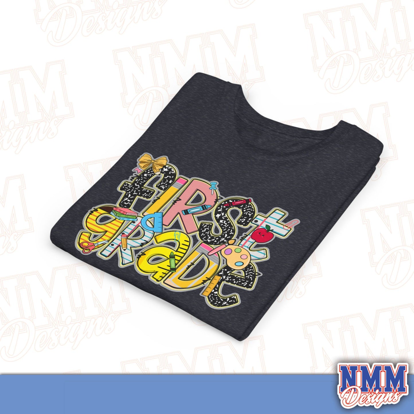 First Grade Back to School Youth Shirt, Kids Sportswear, School Spirit Apparel, Back to School