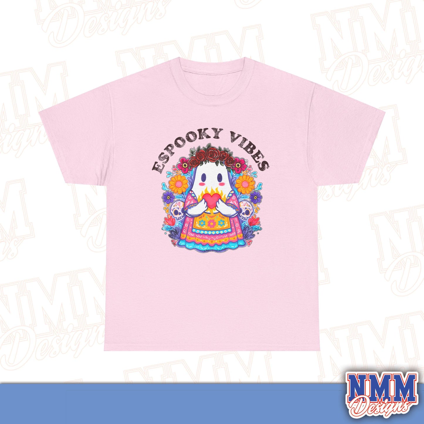 Unisex Espooky Vibes Tee | Halloween T-Shirt, Cute Ghost Shirt, Fall Fashion, Gift for Her, Casual Wear