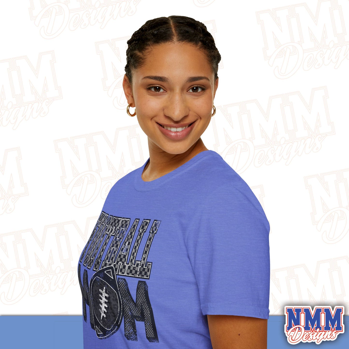 Football Mom Unisex Softstyle T-Shirt, Game Day Tee, Gift for Moms, Sports Apparel, Casual Wear