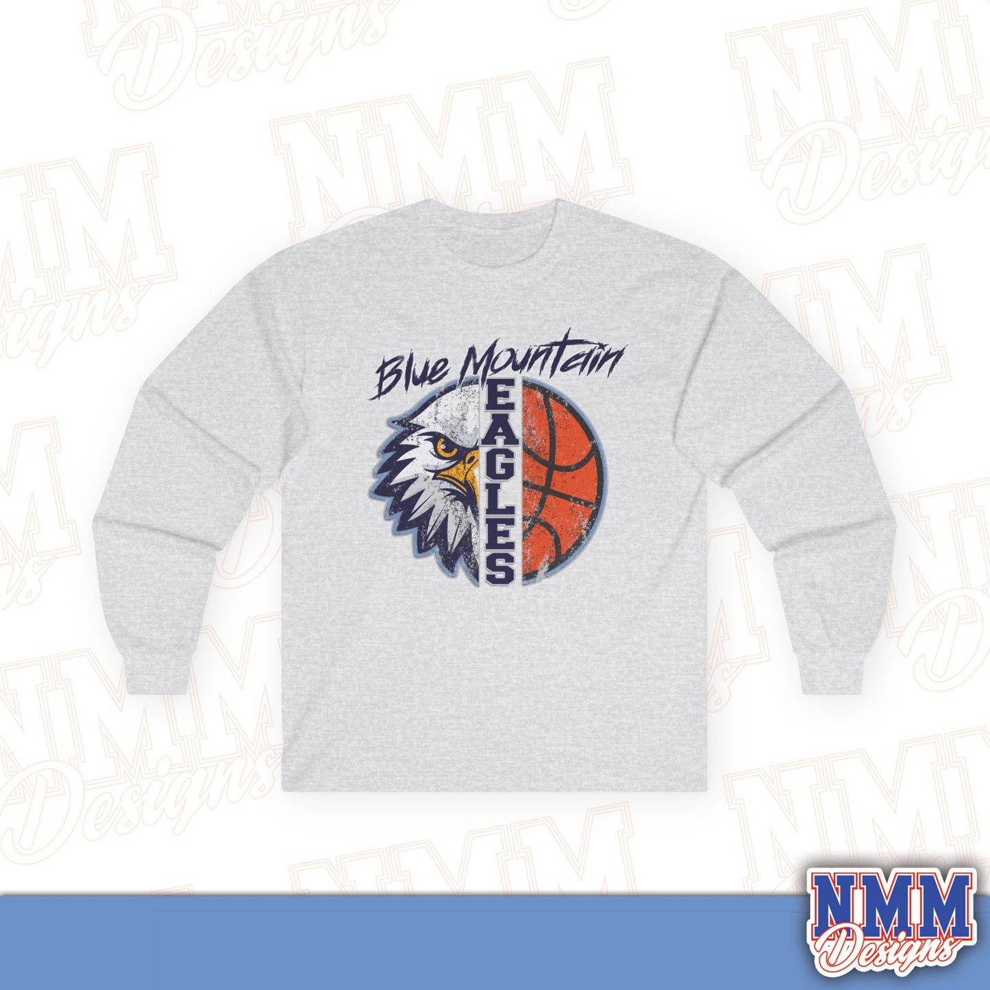 Blue Mountain Eagles Basketball Long Sleeve Tee