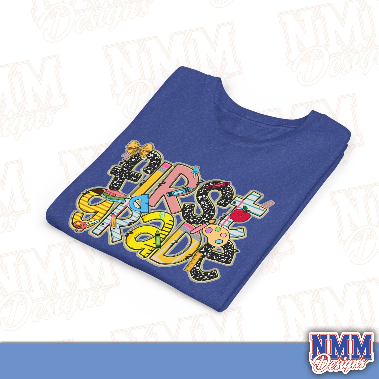 First Grade Back to School Youth Shirt, Kids Sportswear, School Spirit Apparel, Back to School