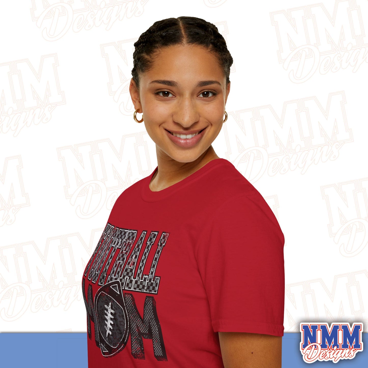 Football Mom Unisex Softstyle T-Shirt, Game Day Tee, Gift for Moms, Sports Apparel, Casual Wear