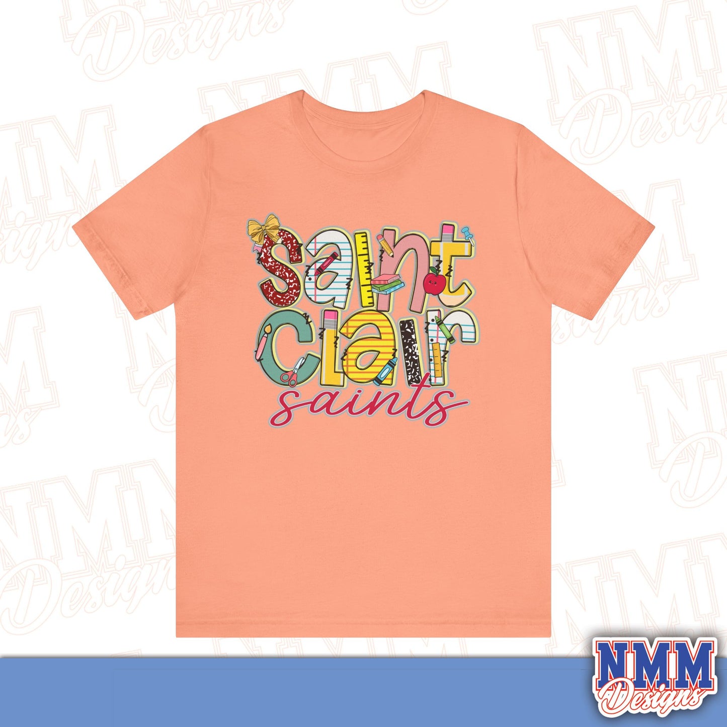 Saint Clair School Tee Shirt, Unisex Graphic T-Shirt, Casual Wear, Perfect for School Spirit, Gifts for Sports Fans, Summer Outfit