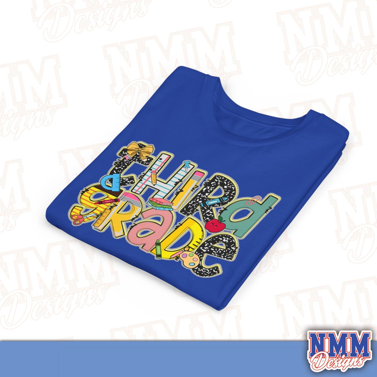 Third Grade Back to School Youth Shirt, Kids Sportswear, School Spirit Apparel, Back to School