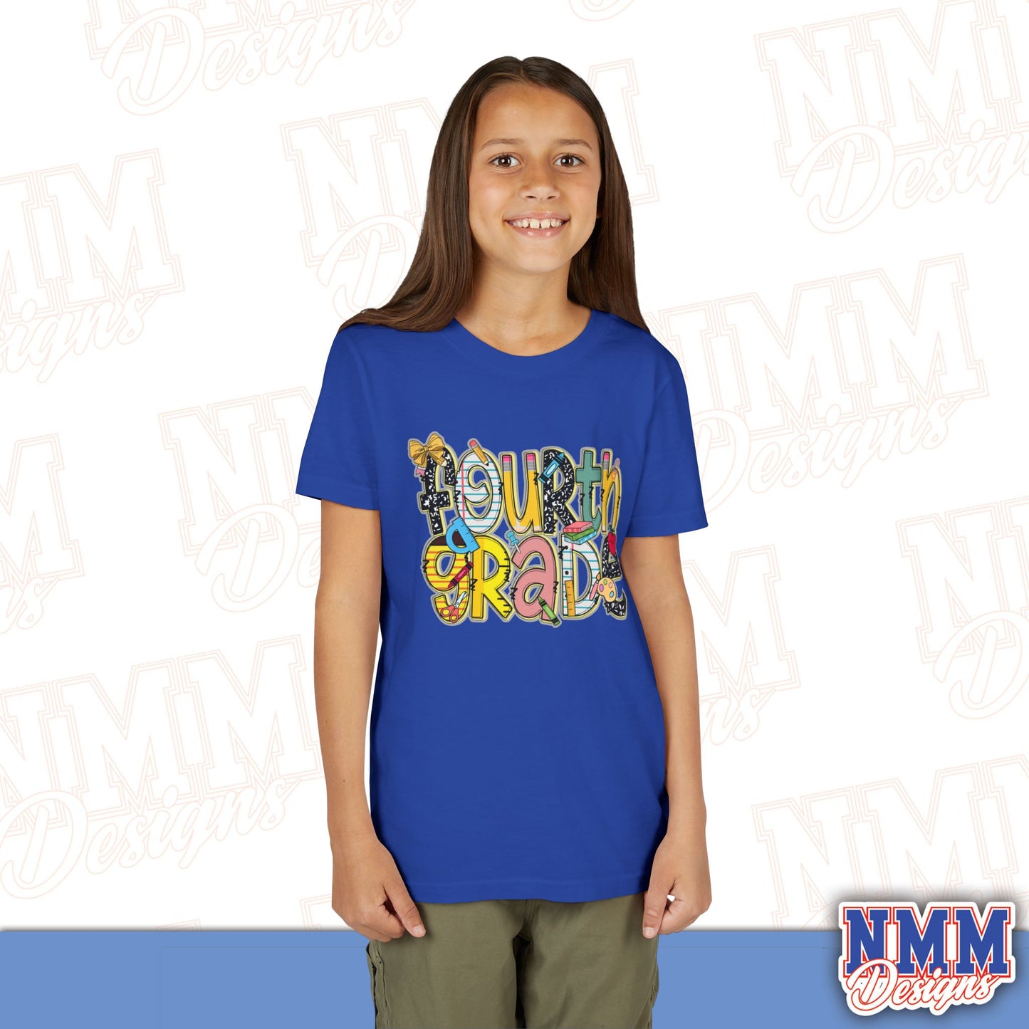 Fourth Grade Back to School Youth Shirt, Kids Sportswear, School Spirit Apparel, Back to School
