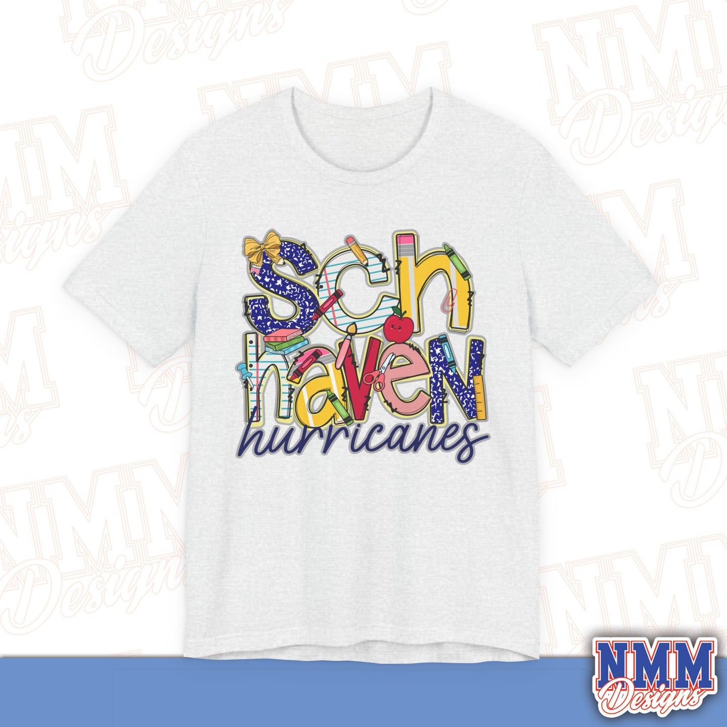 Schuylkill Haven Hurricanes Tee Shirt, Unisex Graphic T-Shirt, Casual Wear, Perfect for School Spirit, Gifts for Sports Fans, Summer Outfit