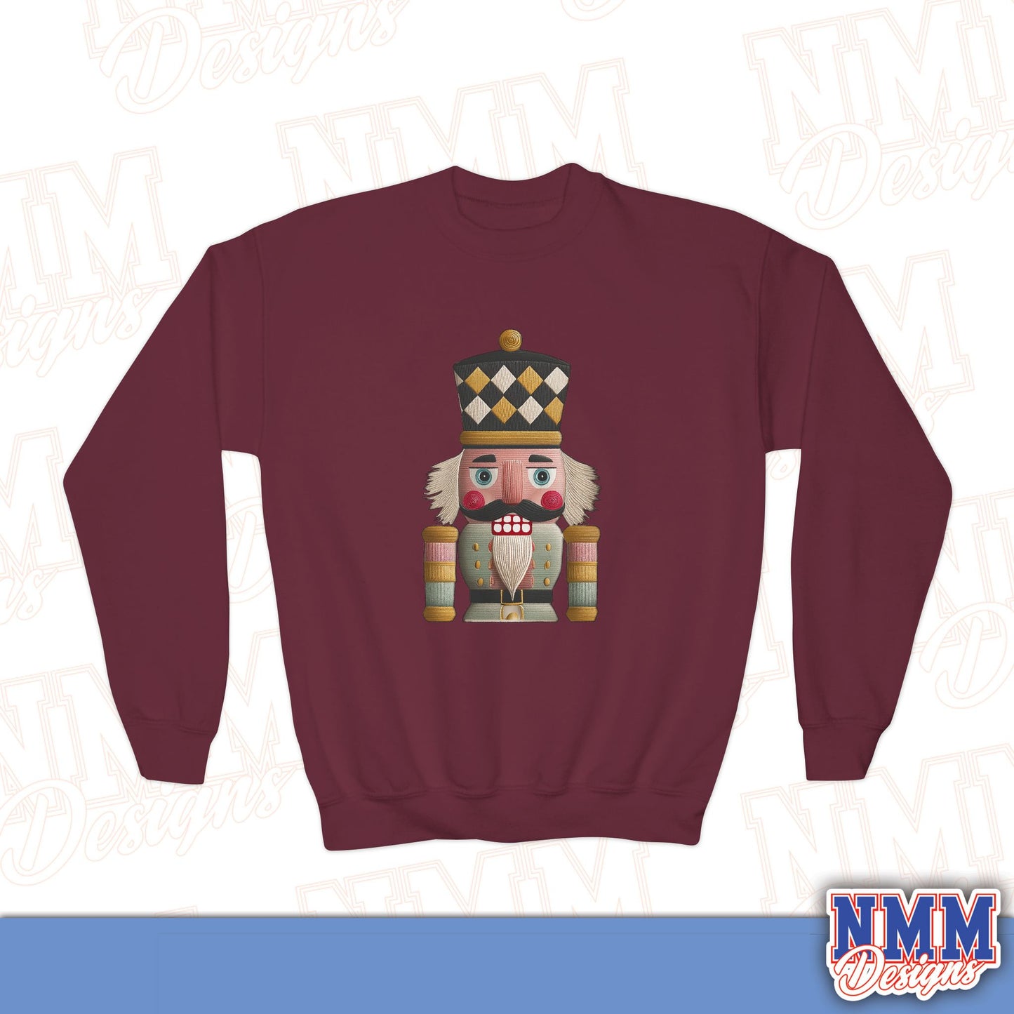 Nutcracker Youth Crewneck Sweatshirt - Cozy Holiday Gift