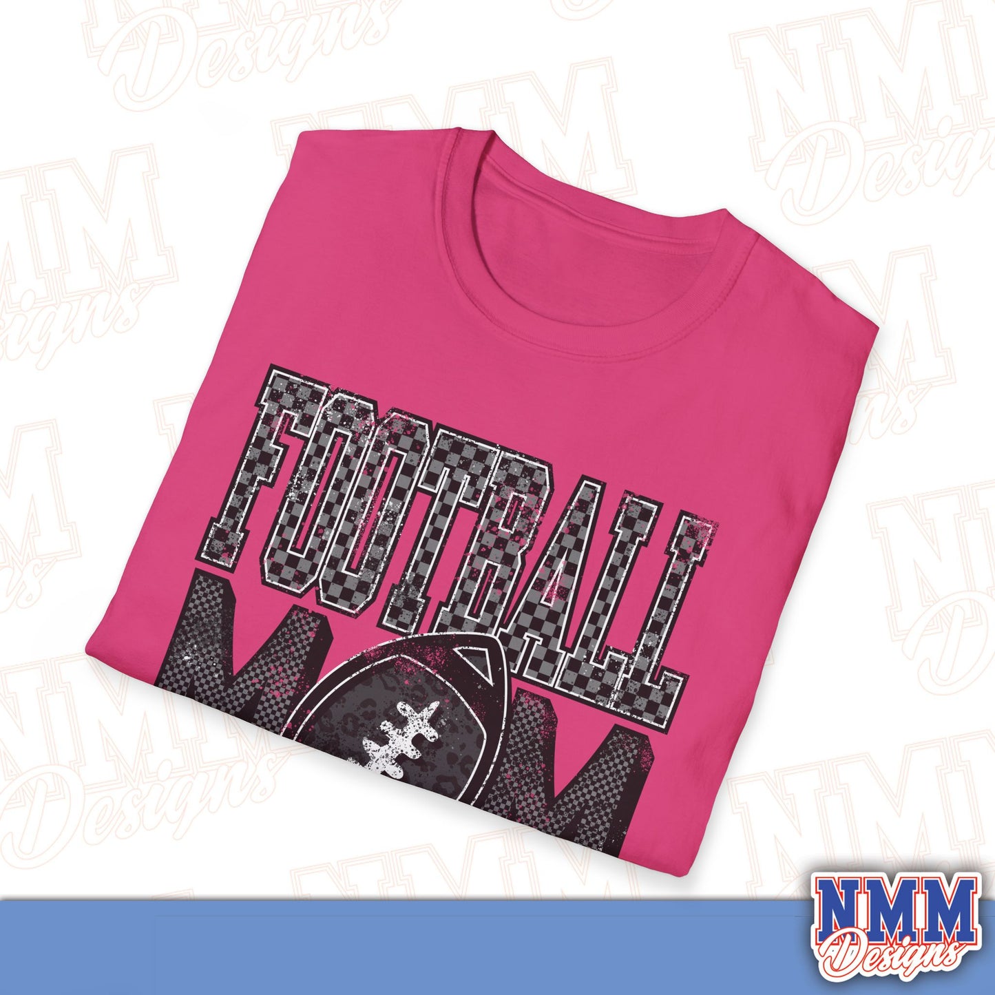 Football Mom Unisex Softstyle T-Shirt, Game Day Tee, Gift for Moms, Sports Apparel, Casual Wear