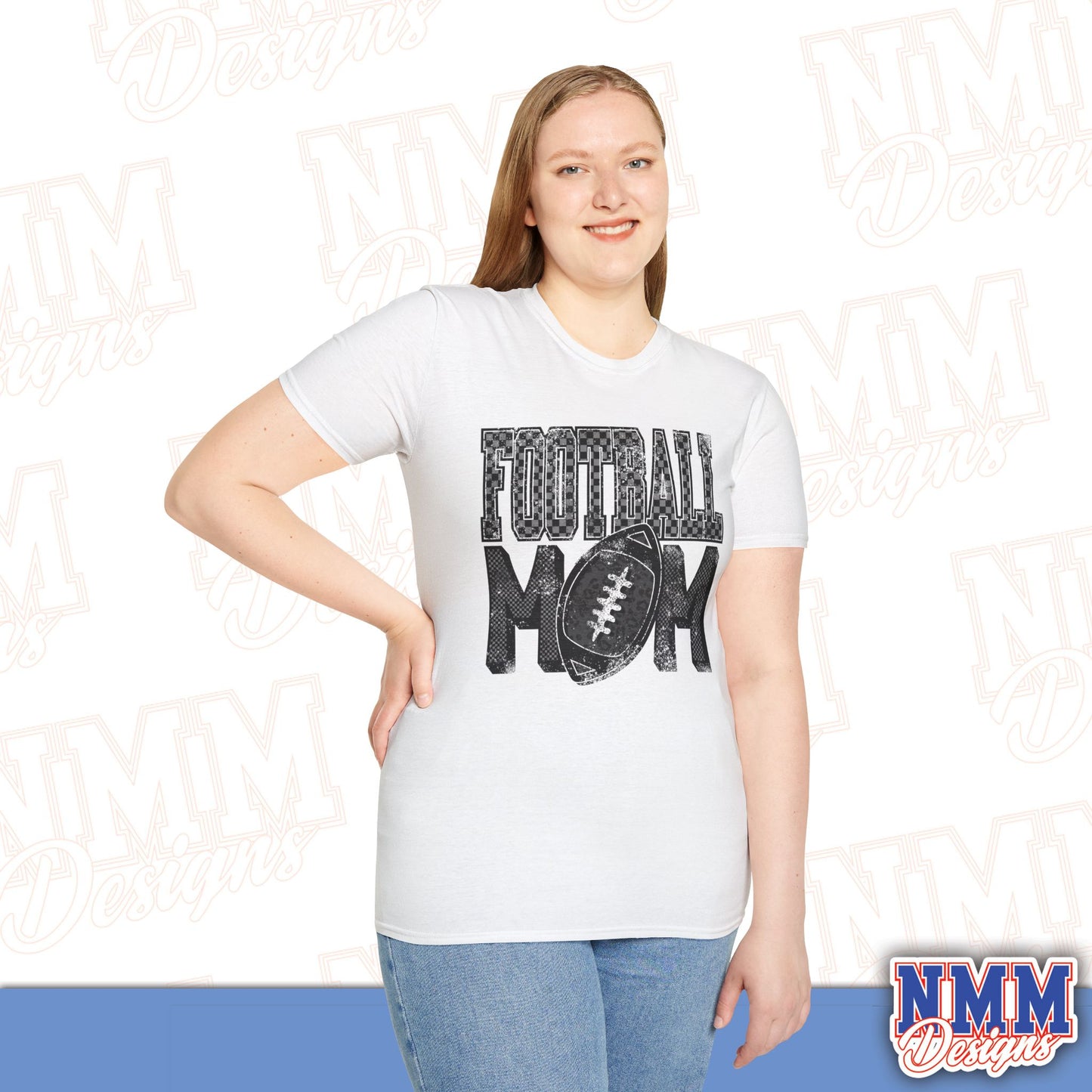 Football Mom Unisex Softstyle T-Shirt, Game Day Tee, Gift for Moms, Sports Apparel, Casual Wear