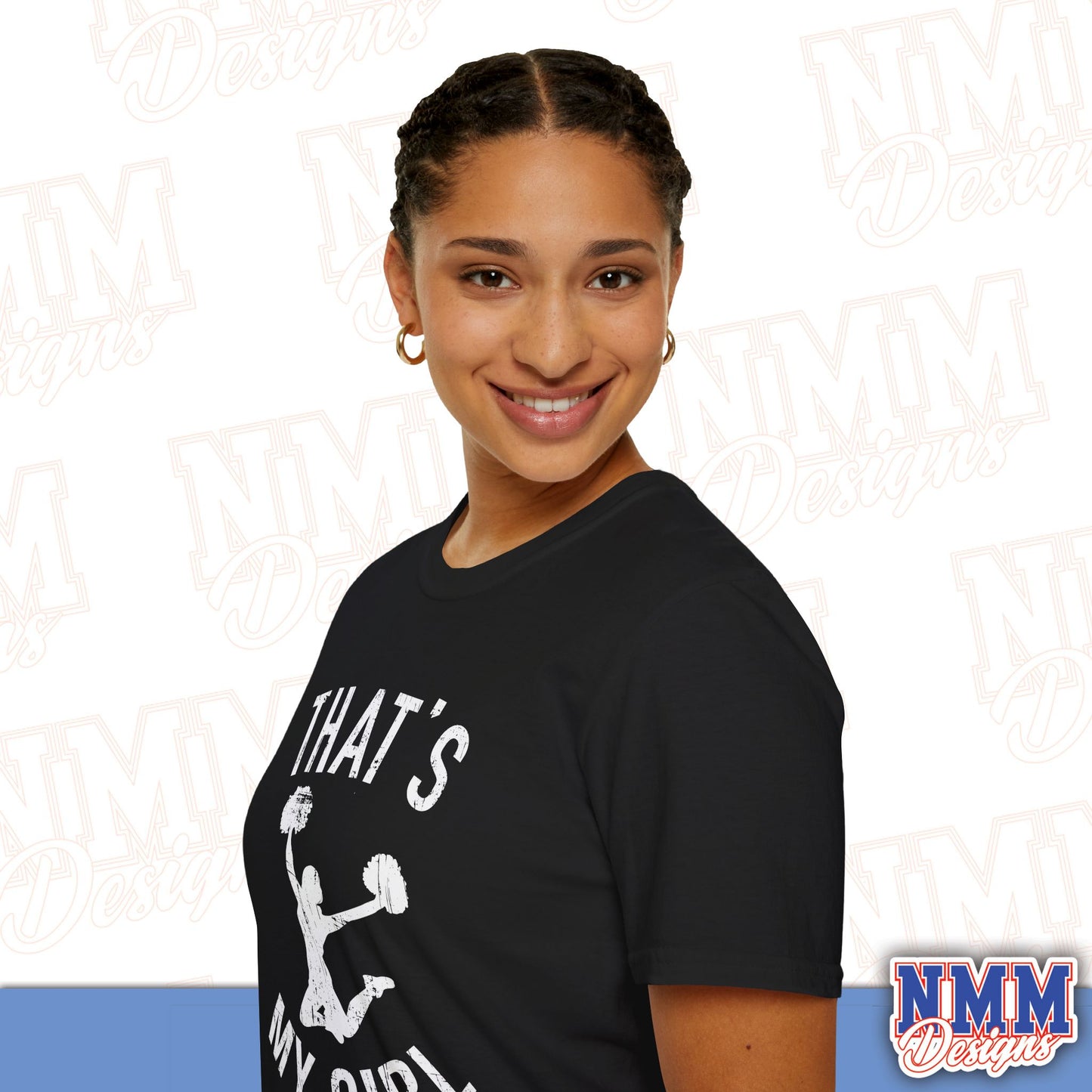 That's My Girl Cheer T-Shirt, Sports Tee, Active Lifestyle Wear, Cheerleading Apparel