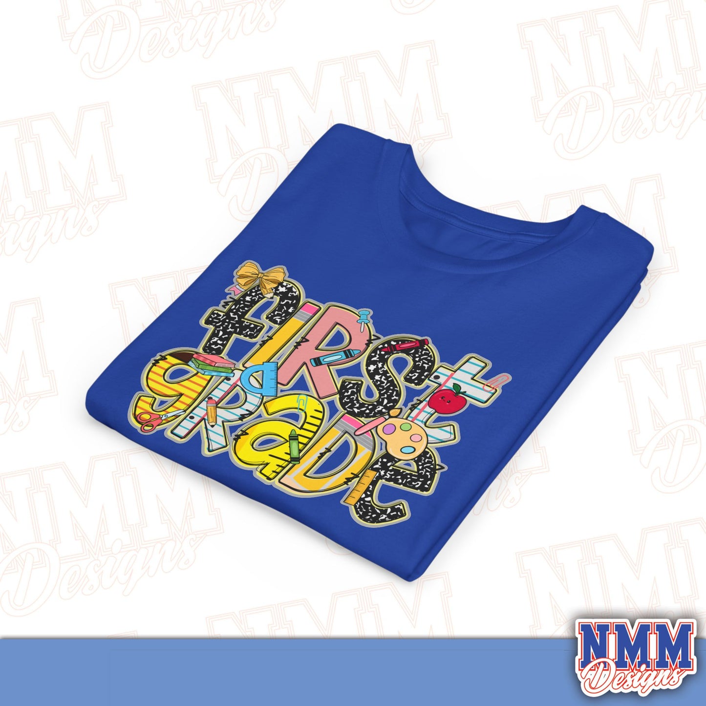 First Grade Back to School Youth Shirt, Kids Sportswear, School Spirit Apparel, Back to School
