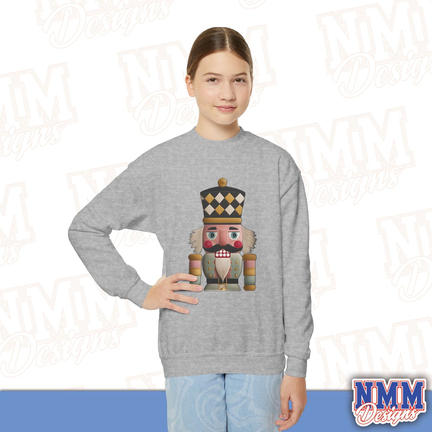 Nutcracker Youth Crewneck Sweatshirt - Cozy Holiday Gift