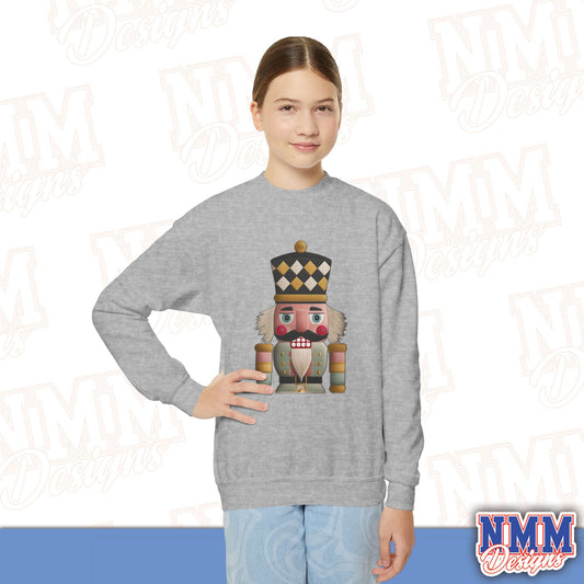 Nutcracker Youth Crewneck Sweatshirt - Cozy Holiday Gift