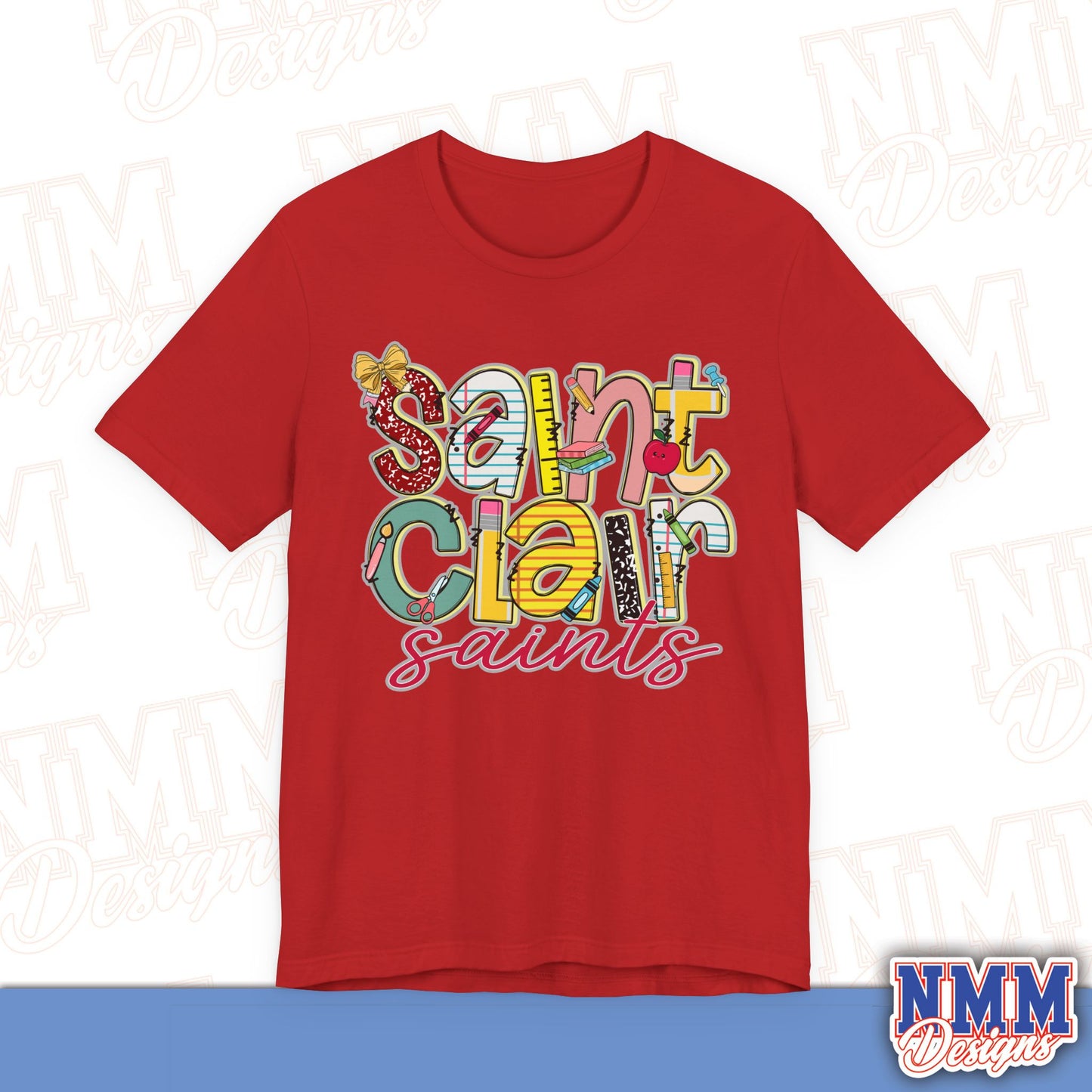 Saint Clair School Tee Shirt, Unisex Graphic T-Shirt, Casual Wear, Perfect for School Spirit, Gifts for Sports Fans, Summer Outfit