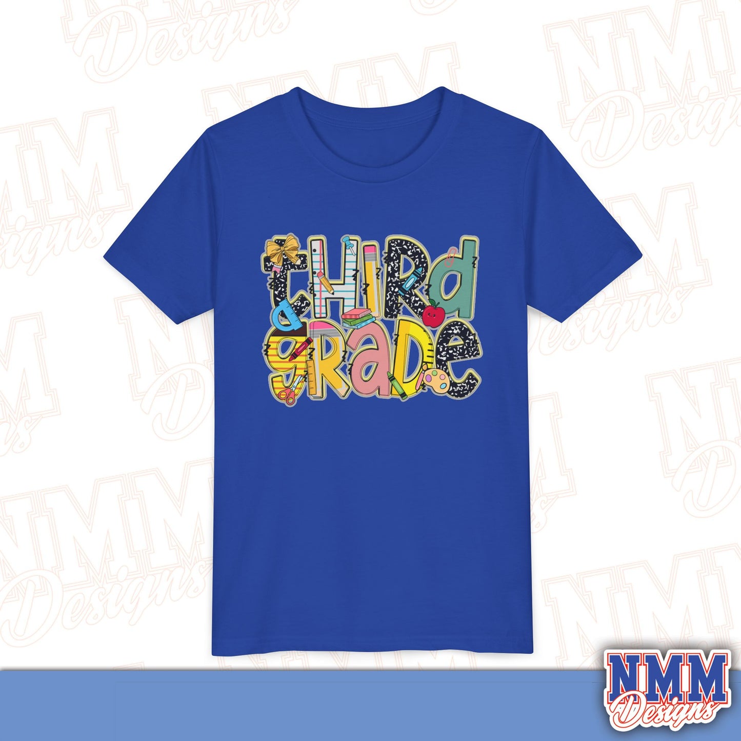 Third Grade Back to School Youth Shirt, Kids Sportswear, School Spirit Apparel, Back to School