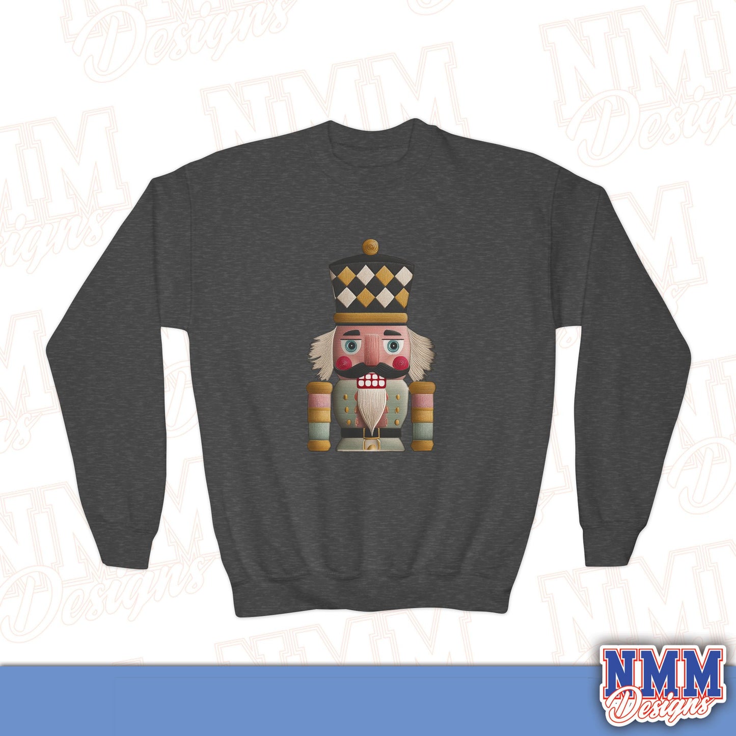 Nutcracker Youth Crewneck Sweatshirt - Cozy Holiday Gift