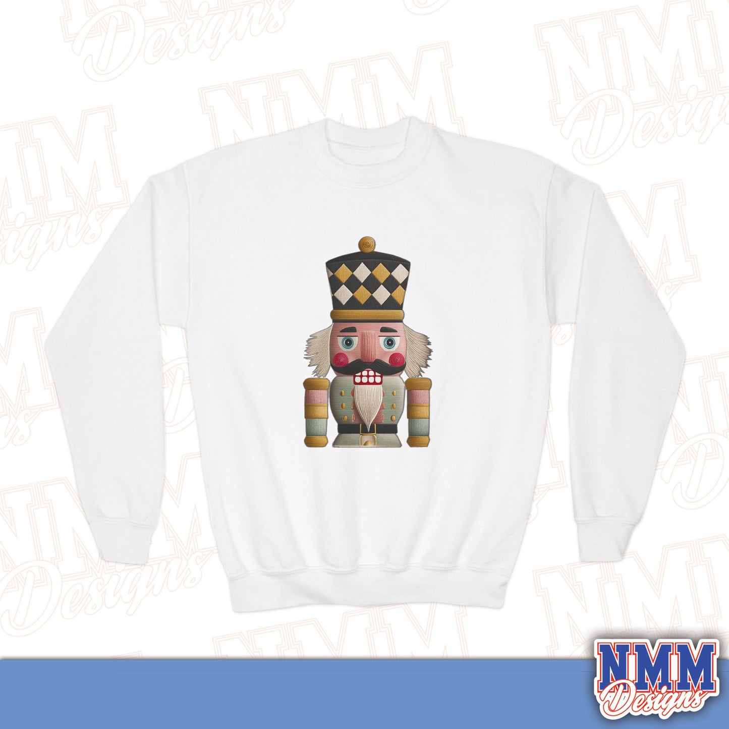 Nutcracker Youth Crewneck Sweatshirt - Cozy Holiday Gift