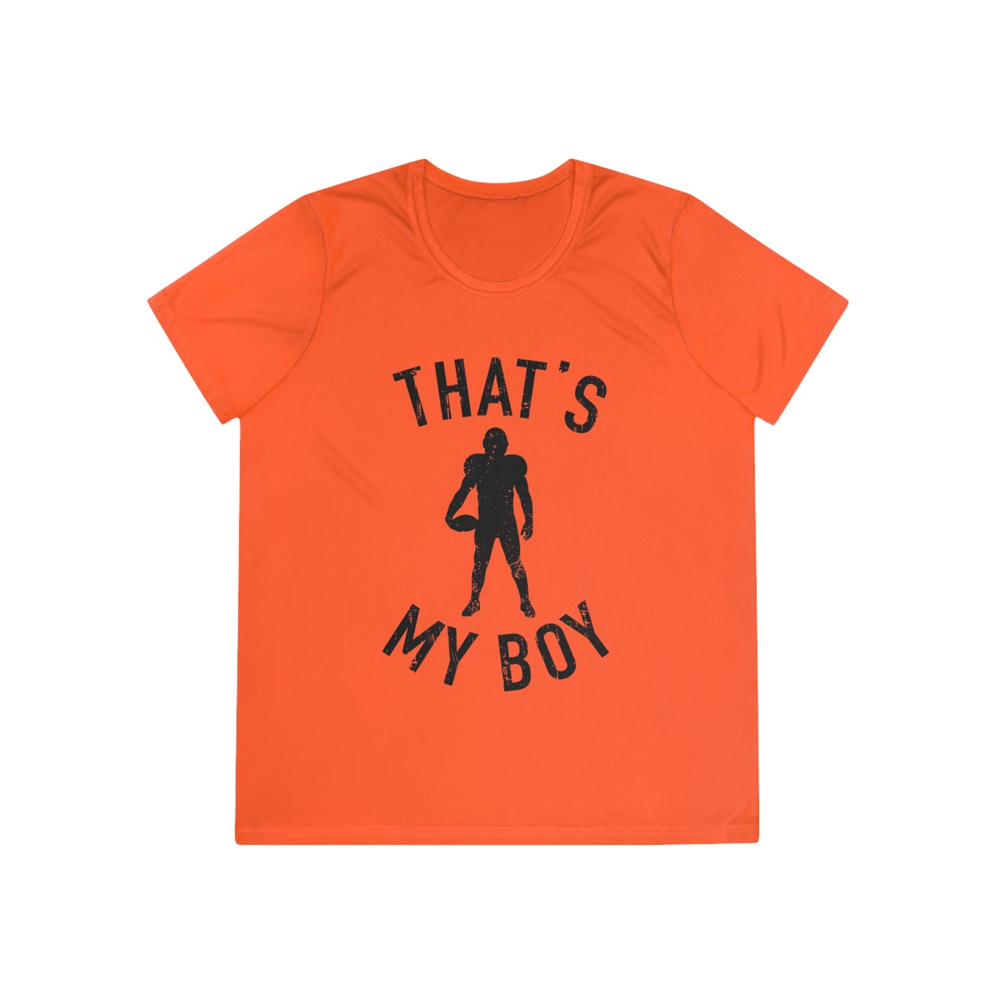 That's My Boy - Ladies Competitor Tee - Football Sports Shirt, Perfect for Game Day, Coaches, Gifts for Athletes, Workout Apparel, Cheerleading Gear